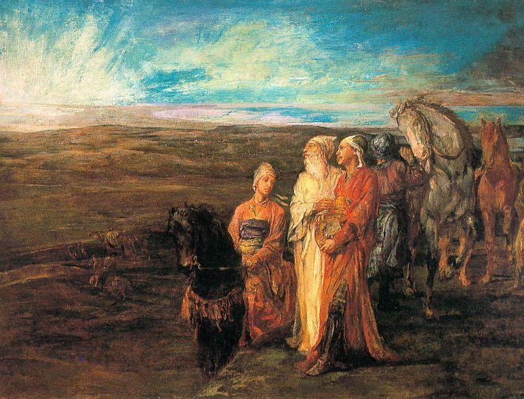John La Farge Halt of the Wise Men oil painting image